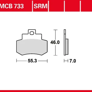 TRW Bremsbelag Sinter MCB733SRM Billig
