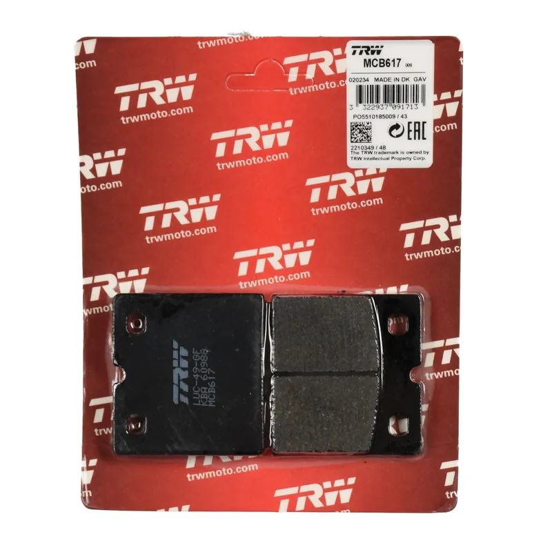 Solange Der Vorrat Reicht TRW Bremsbelag organisch MCB617