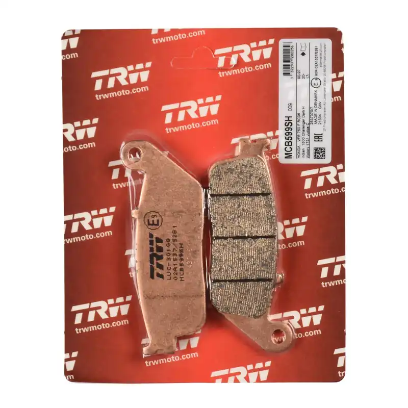 TRW Bremsbelag Sinter Street MCB599SH Garantierte Lieferung