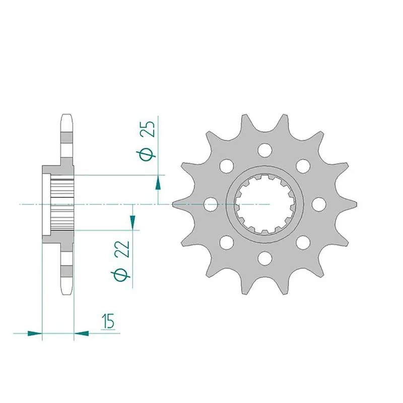 Esjot Ritzel 24509-17 #520 Sport 17 Zähne 50-32088-17S Kracherpreis