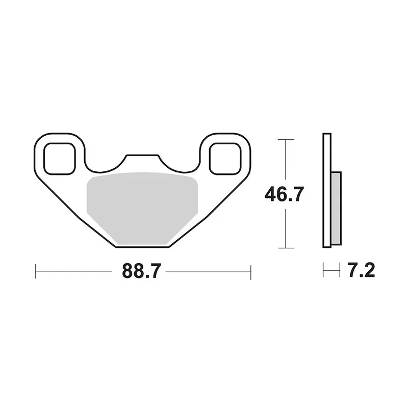 TRW Bremsbelag Sinter Offroad MCB869SI Kracherpreis