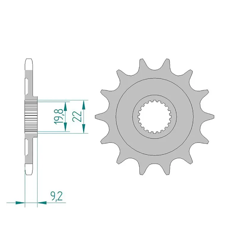 Abverkauf Esjot Ritzel 24305-13 #520 Sport 13 Zähne 50-32142-13S