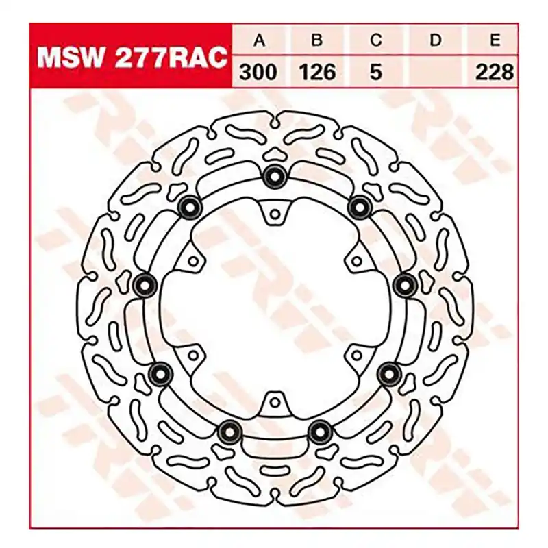 TRW Bremsscheibe MSW277RAC Saisonangebot
