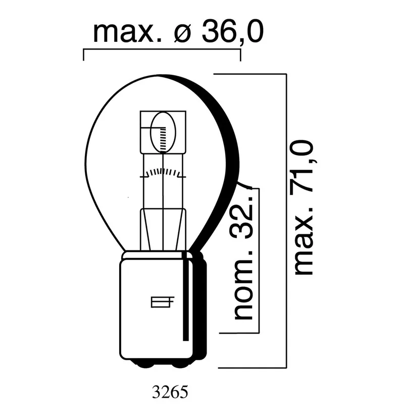 Floesser Lampe Flösser 6V 25/25W BA20d klar 490160 Preisreduziert