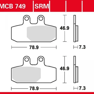 Jetzt Bestellen TRW Bremsbelag Sinter MCB749SRM