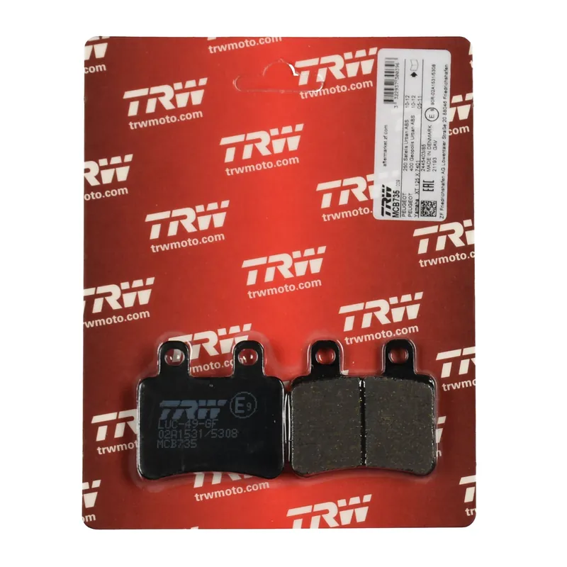 Markenprodukt TRW Bremsbelag organisch MCB735