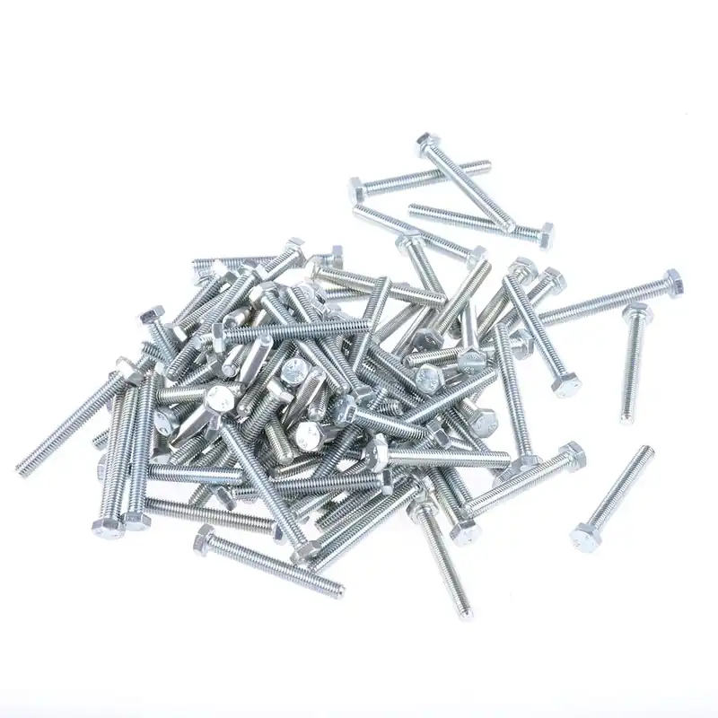 Preiswert MotoLibre Schraube M6 50mm sechskant 100er Set 827650