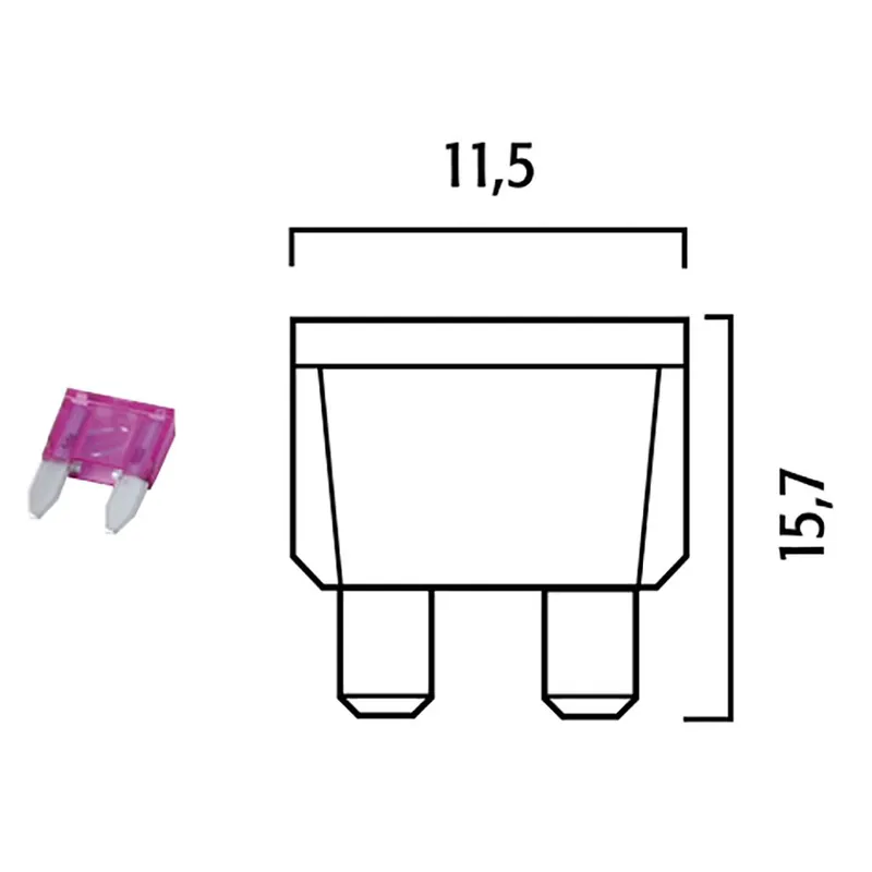 Flösser Sicherung 3AH Flachsicherung VPE50 514803 Kracherpreis