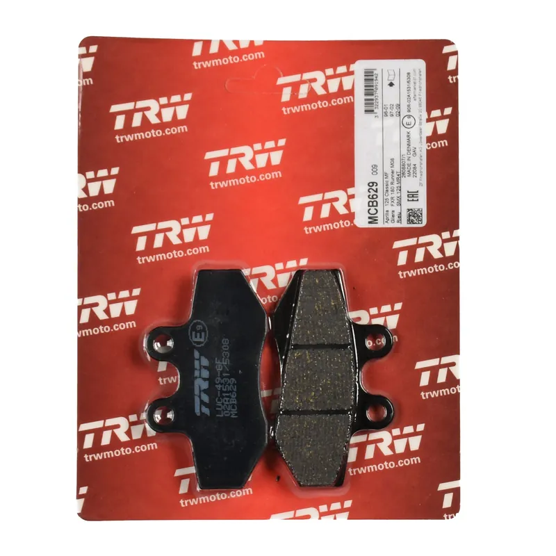 Zertifiziert TRW Bremsbelag organisch MCB629