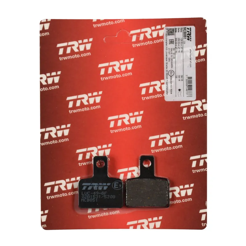 Preis Gesenkt TRW Bremsbelag organisch MCB851