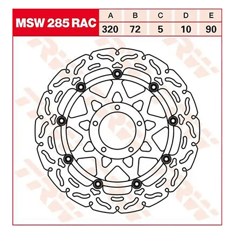 Aktuell TRW Bremsscheibe MSW285RAC
