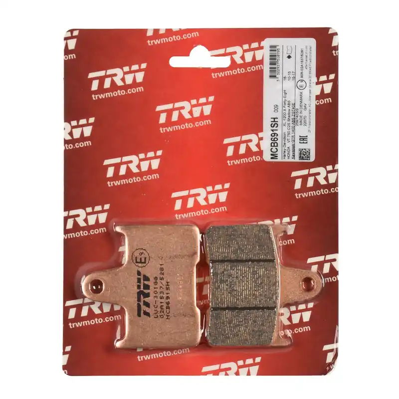 TRW Bremsbelag Sinter Street MCB691SH Finale Aktion