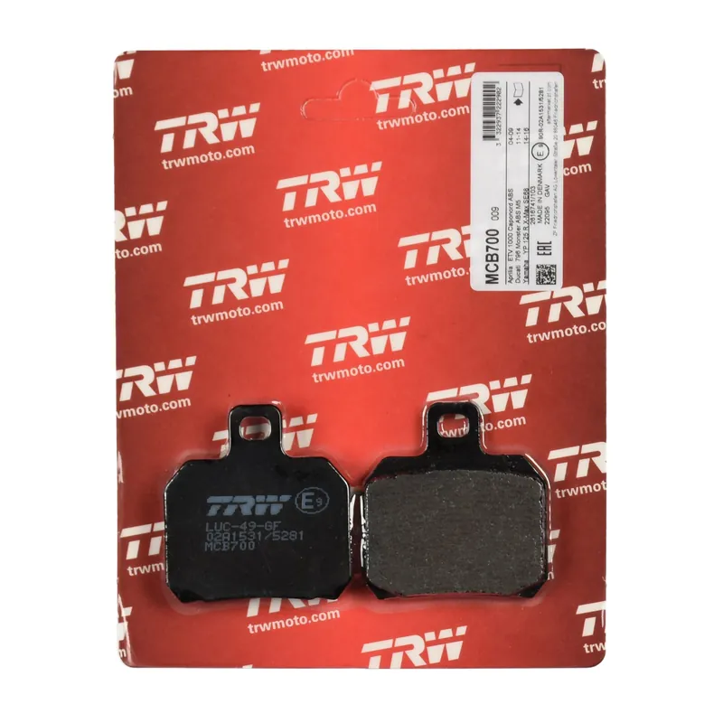 Gratis Versand TRW Bremsbelag organisch MCB700