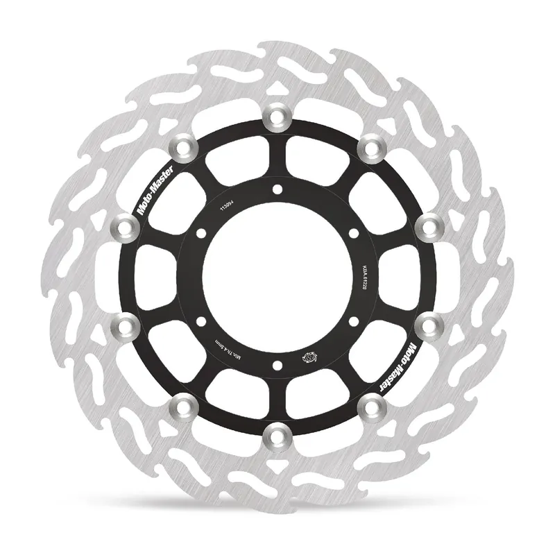 Markenware Moto-Master Bremsscheibe Flame vorn rechts schwimmend mit ABE 113094