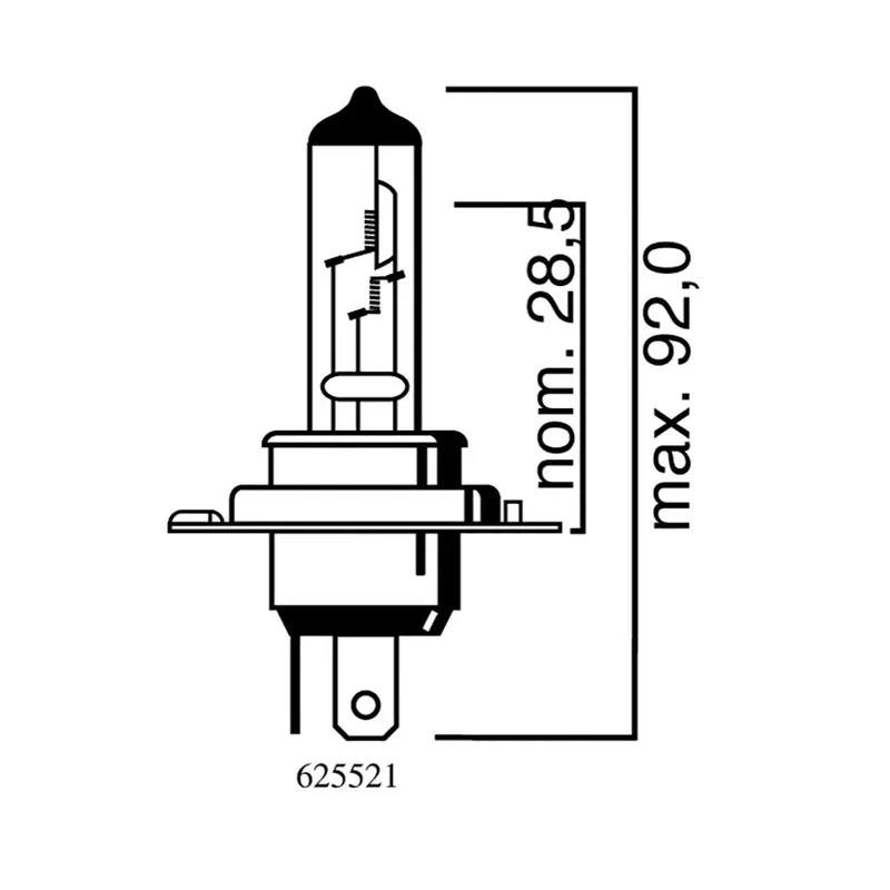Flösser Lampe 12V 60/55W P43t H4 VPE1 495430 Rabatt