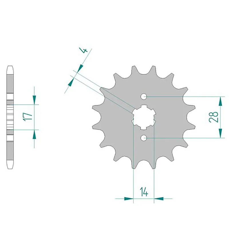 Begrenztes Angebot Esjot Ritzel 49101-16 #420 16 Zähne 50-13013-16