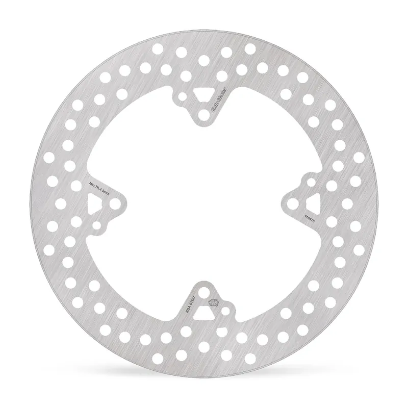 Kostenloser Versand Moto-Master Bremsscheibe Halo hinten starr mit ABE 110475