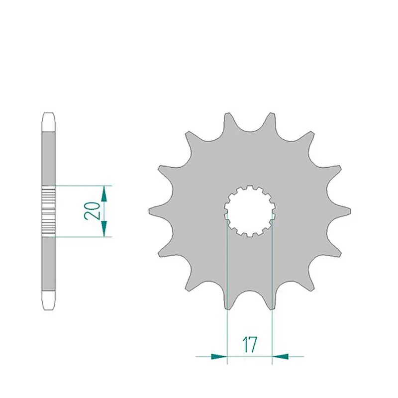 Esjot Ritzel 21203-13 #520 Sport 13 Zähne 50-32046-13S Direktkauf