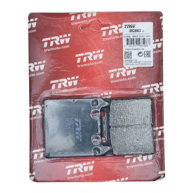 TRW Bremsbelag organisch MCB63 Meistverkauft