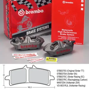 Knallerangebot Brembo High Performance - Radial M4 Monoblock Bremszangen | 108 mm - Kit links / rechts