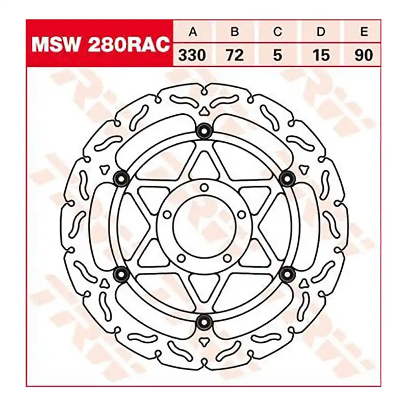 TRW Bremsscheibe MSW280RAC Top-Angebot