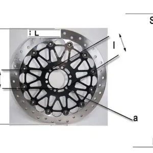 Neuheit Brembo Pure Racing Bremsscheibe – für SUZUKI GSX-R 600/ 750 2004-2005