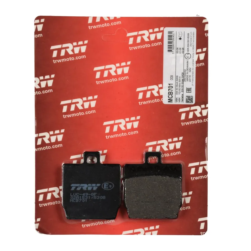 TRW Bremsbelag organisch MCB701 Bestseller