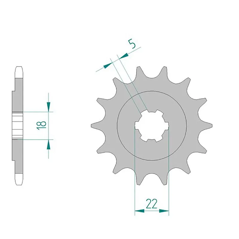 Preisreduziert Esjot Ritzel 24201-12 #520 Sport 12 Zähne 50-32061-12S