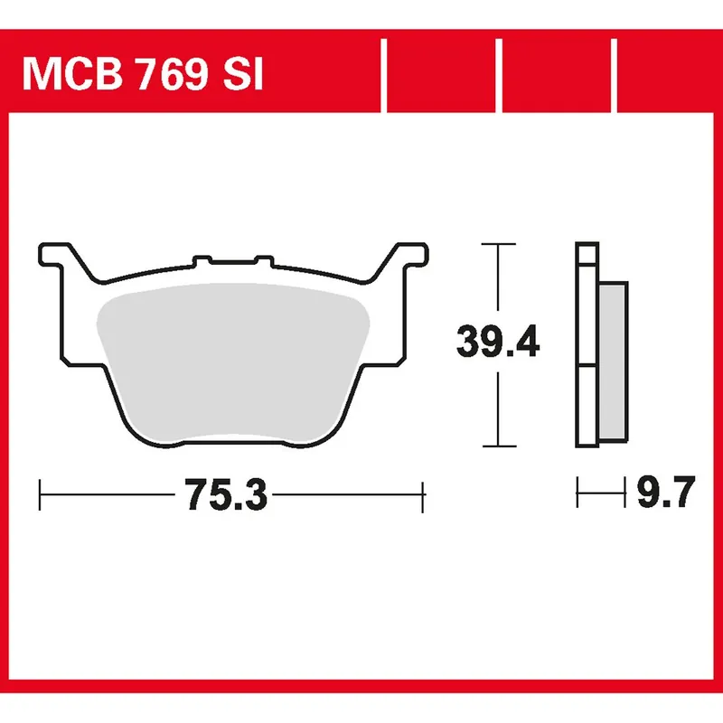 TRW Bremsbelag Sinter Offroad MCB769SI Abverkauf