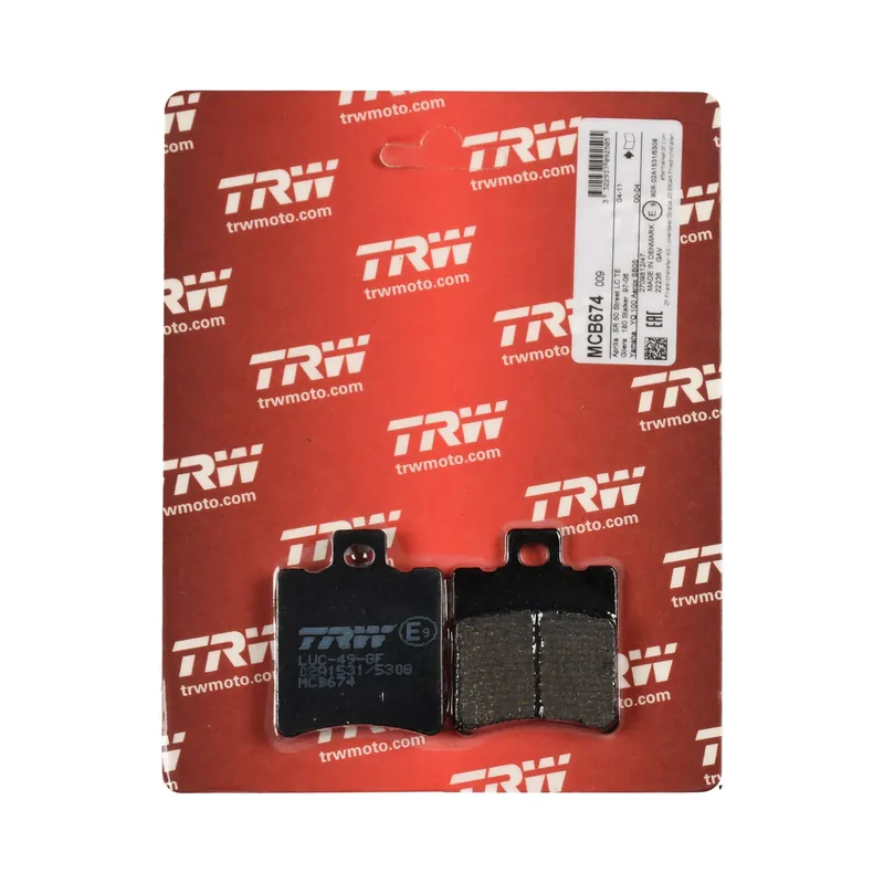 Aktuell TRW Bremsbelag organisch MCB674