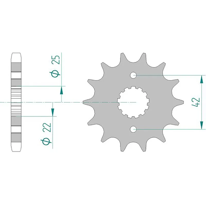 Sonderaktion Esjot Ritzel 24500-16 #530 Sport 16 Zähne 50-35021-16S