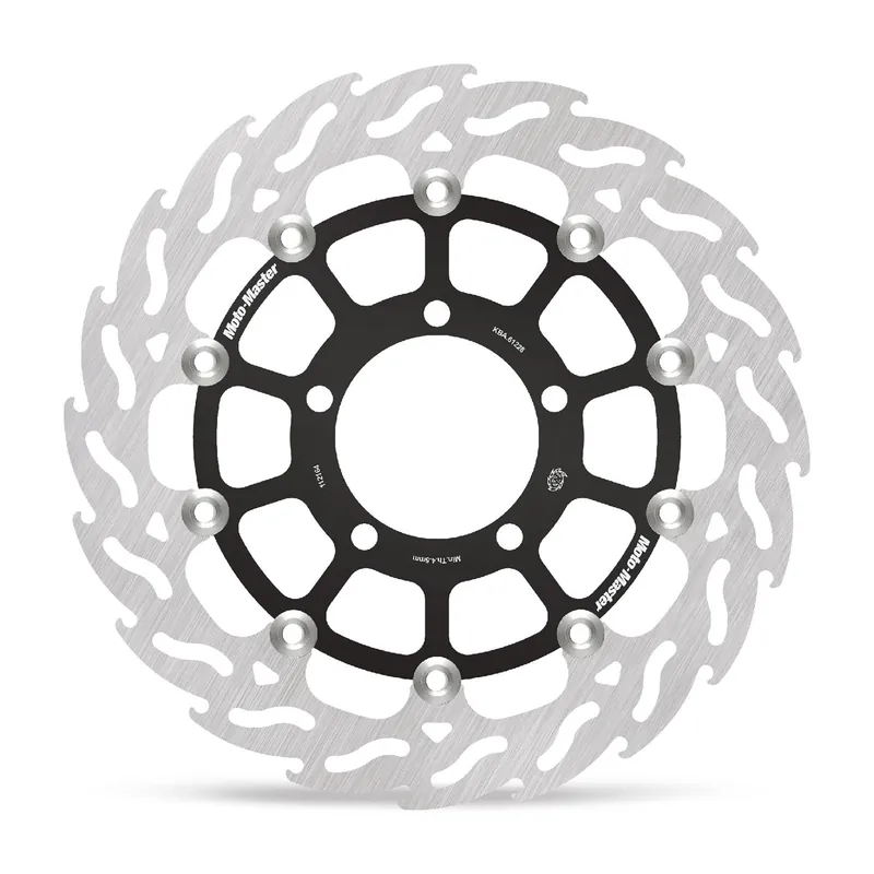 Neue Kollektion Moto-Master Bremsscheibe Flame vorn links schwimmend mit ABE 112164