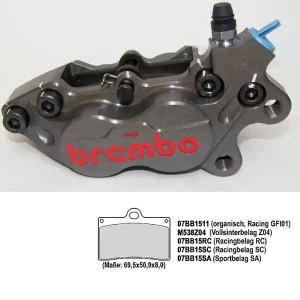 Brembo High Performance - Axiale Bremszange - P4 30/34 CNC 40 mm, rechts Top-Seller