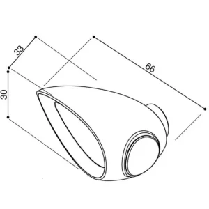 Rizoma LED Blinker "drop" Silber poliert Letzte Chance