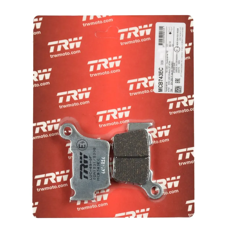 Sichere Zahlung TRW Bremsbelag organisch MCB743EC
