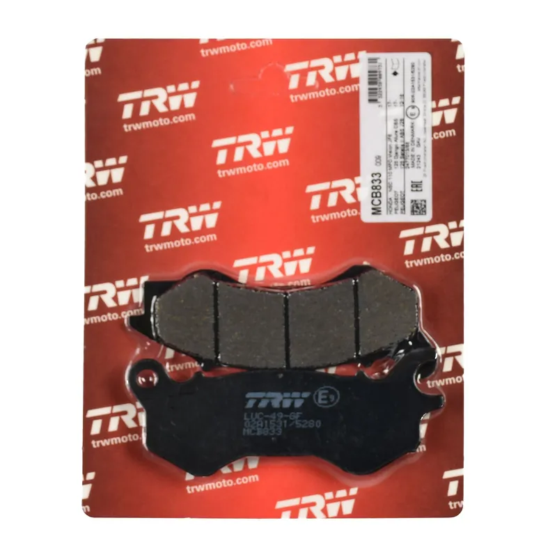 TRW Bremsbelag organisch MCB833 Markenprodukt