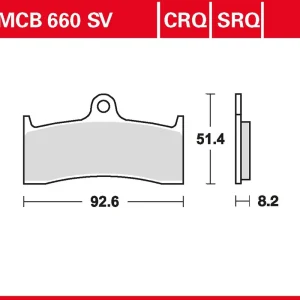 TRW Bremsbelag Hyper Carbon MCB660CRQ Must-Have