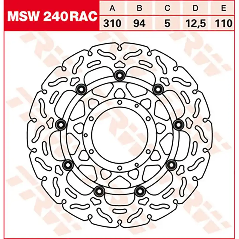 Günstig TRW Bremsscheibe MSW240RAC