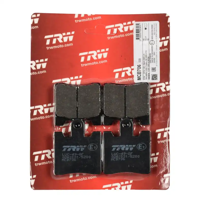 TRW Bremsbelag organisch MCB706 Mega-Angebot