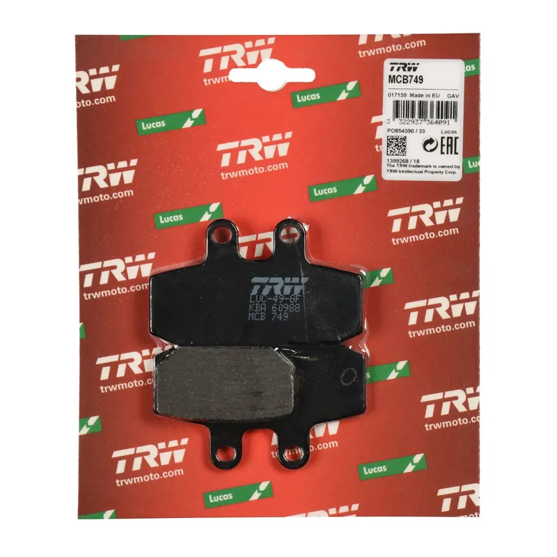 Neue Ware TRW Bremsbelag organisch MCB749