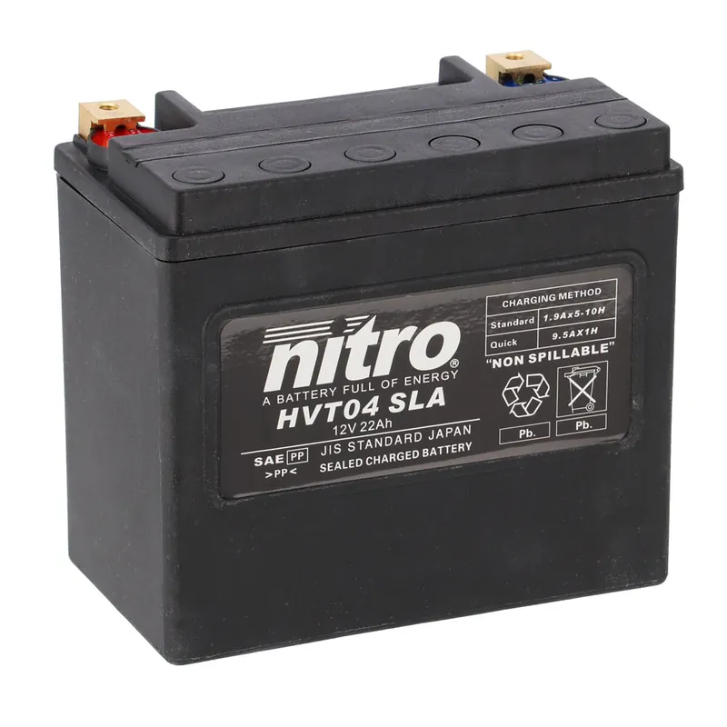 Aktuell Nitro Batterie 12V 22AH HVT 04 Gel HVT 04 SLA