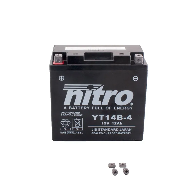 Nitro Batterie 12V 12AH YT14B-4 Gel NT14B-4 SLA Finale Aktion