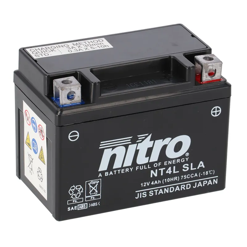 Nitro Batterie 12V 4AH YTX4L-BS Gel 50314 NT4L SLA Top-Preis