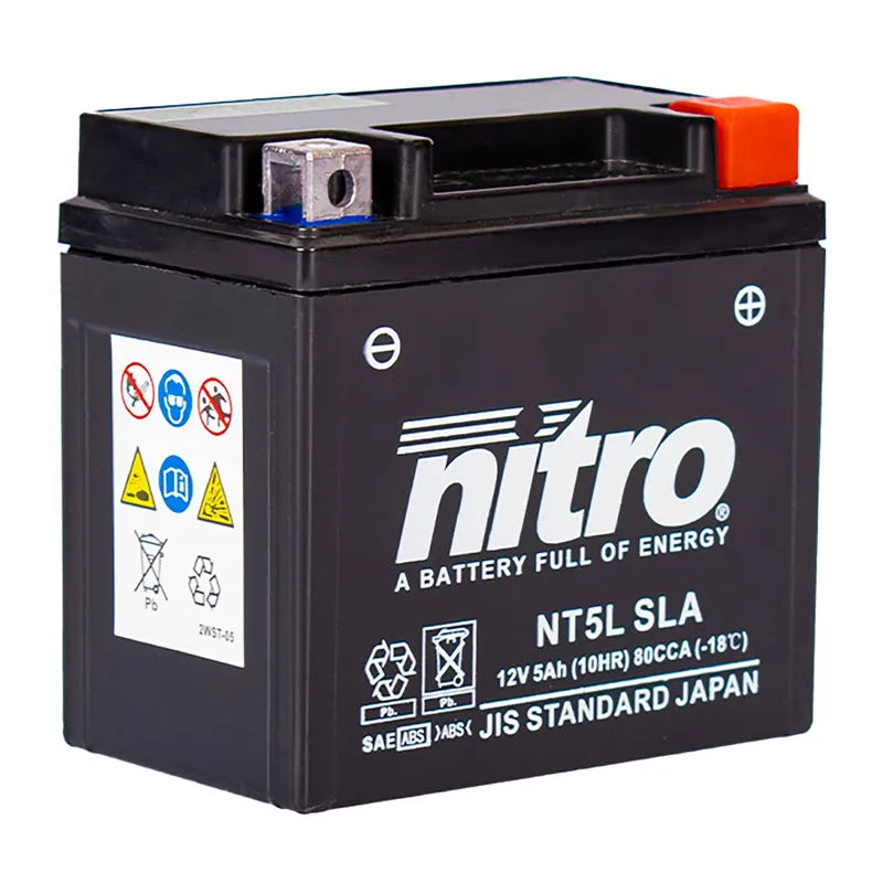 Nur Heute Nitro Batterie 12V 5AH YTX5L-BS YTC5L-BS Gel 50412 NT5L SLA