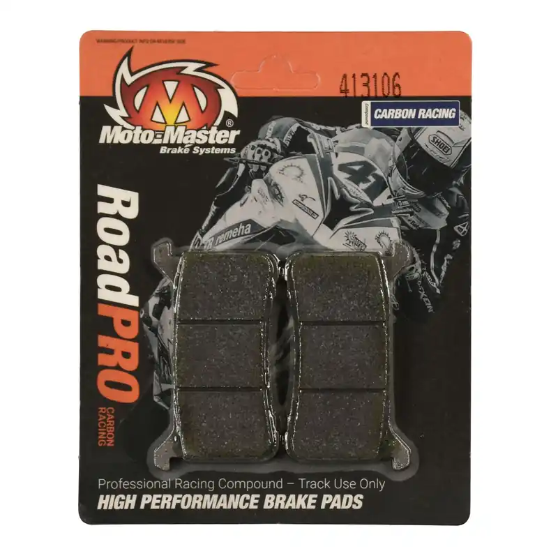 Neu Im Sortiment Moto-Master Bremsbelag RoadPRO Carbon Racing ohne ABE 413106