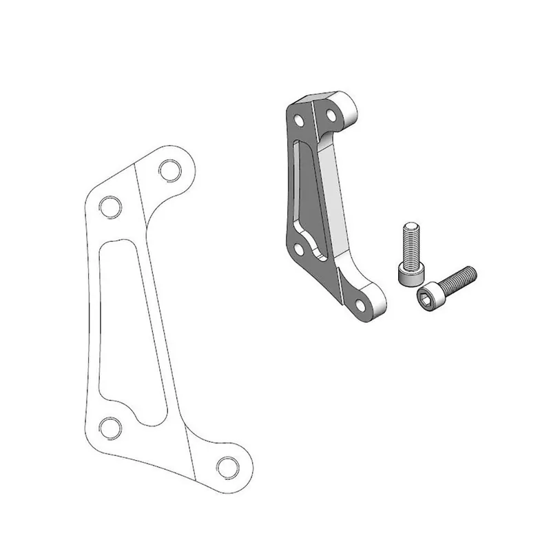 Moto-Master Bremssattel-Adapter Supermoto Racing Adapter 300 mm Ø 211100 Knallerangebot