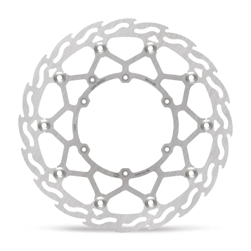 Knallerangebot Moto-Master Bremsscheibe Flame vorn schwim. mit ABE Supermoto Street 320 111079