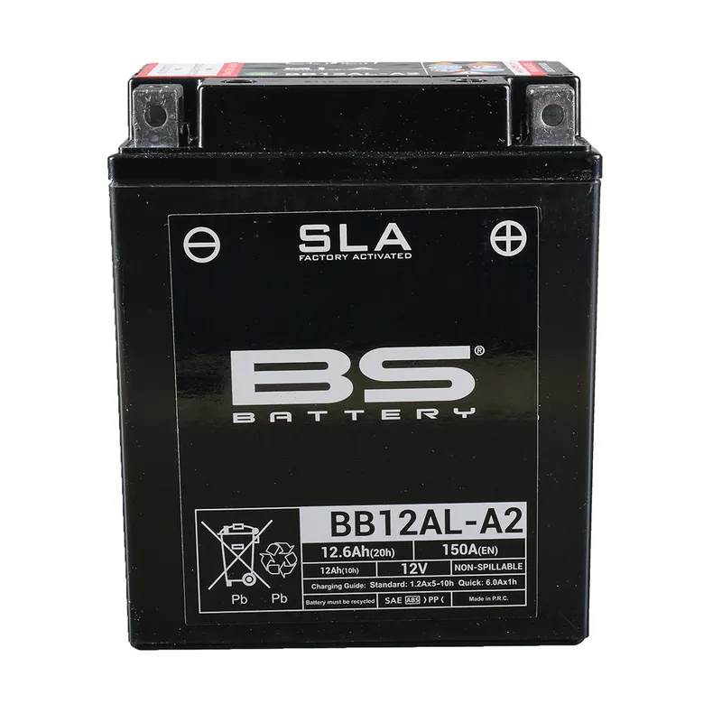 BS Batterie 12V12AH YB12AL- A2 Gel -Battery 51213 16112121 Neu