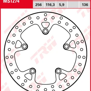Kostenloser Versand TRW Bremsscheibe MST274
