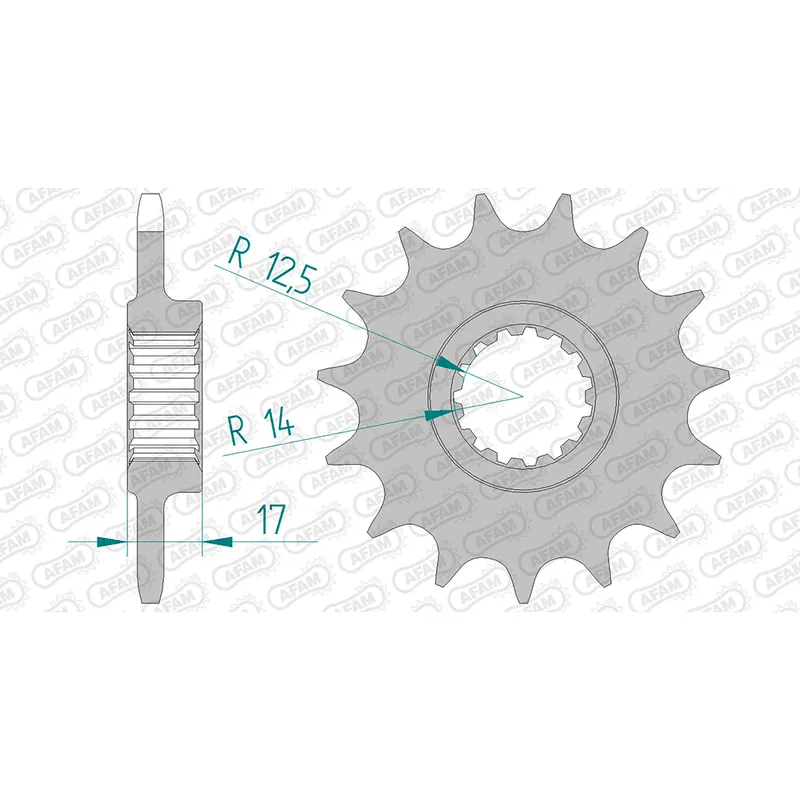 Neue Kollektion AFAM Ritzel #520 52618-14
